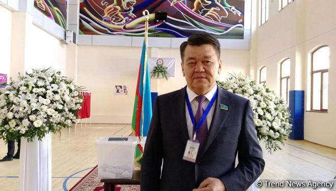Kazakh Senate member: No violations at presidential elections in Azerbaijan