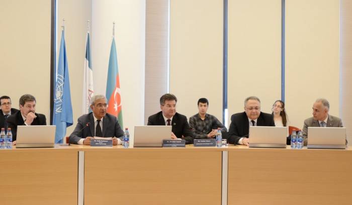 UN General Assembly President gives lecture at ADA University