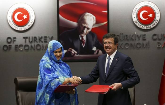 توقيع اتفاق حسن نوايا بشأن التجارة التفضيلية بين تركيا وموريتانيا