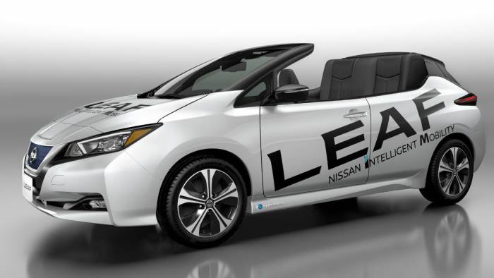 Nissan dévoile une version cabriolet de sa Leaf électrique