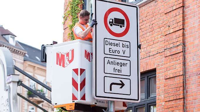 In Hamburg gelten erstmals Fahrverbote