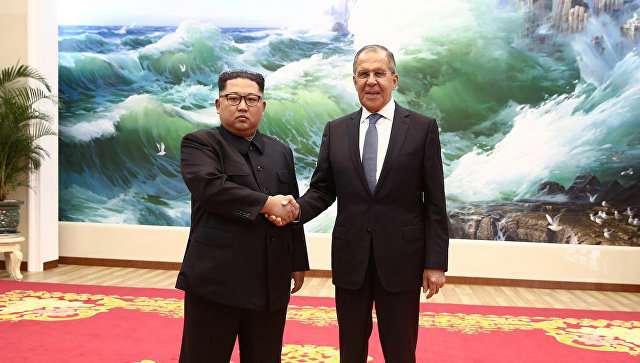 Sergueï Lavrov a rencontré Kim Jong-un à Pyongyang