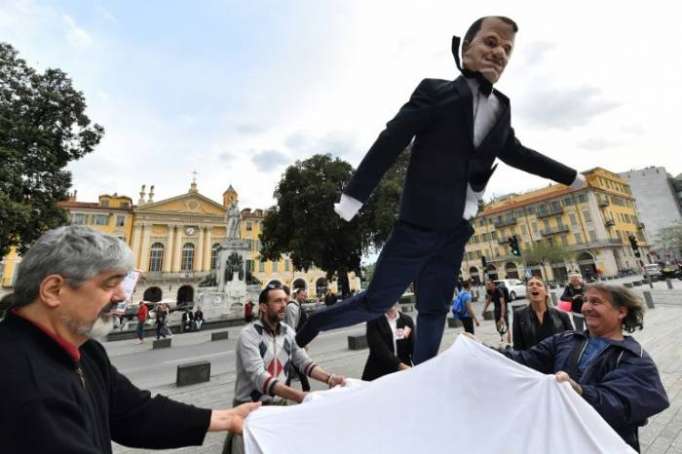 Los organizadores de una gran protesta contra Macron en Francia prometen una marcha "festiva"