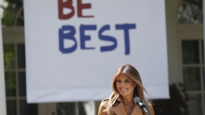 Melania Trump faces new plagiarism row over cyber safety booklet