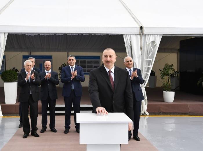 Prezident Bakı Limanının açılışında iştirak edib - Yenilənib