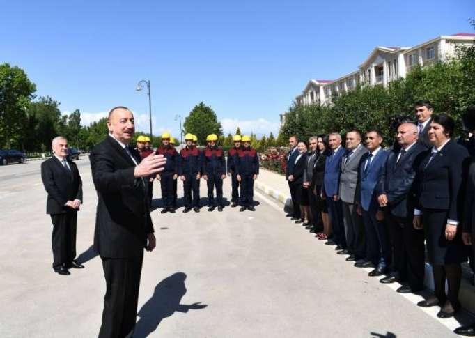 Ilham Aliyev: "El desarrollo socioeconómico en la República Autónoma de Najicheván progresa exitosamente"