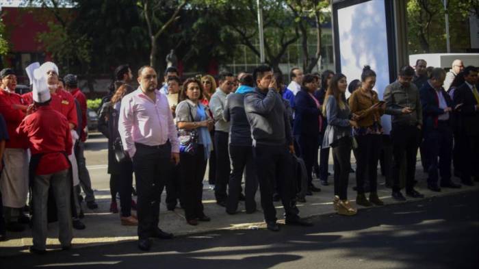 Alerta sísmica genera terror en Ciudad de México