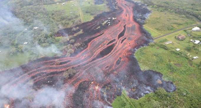 La violenta erupción del volcán Kilauea en Hawái