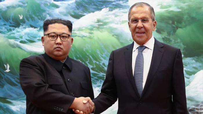 Kim Jong-un enfatiza a Lavrov su interés en cooperar con Rusia