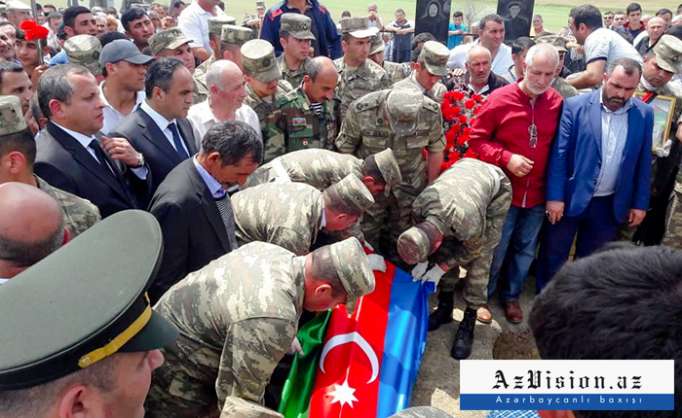 Azerbaijani martyr buried in Aghstafa region