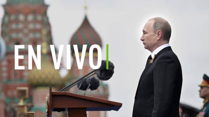 EN VIVO: Discurso de Vladímir Putin durante el desfile militar del Día de la Victoria