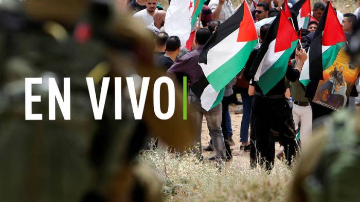 EN VIVO: Palestinos protestan en la frontera entre Gaza e Israel