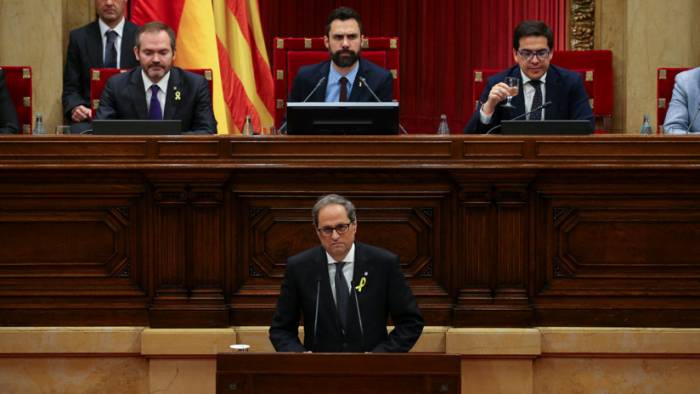 Quim Torra es investido como presidente de Cataluña