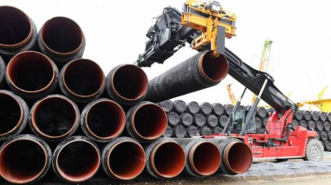 Nord Stream 2 startet Pipelinebau im Greifswalder Bodden