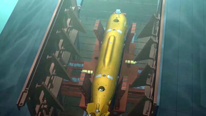 Los drones subacuáticos rusos Poseidón podrían portar una ojiva de dos megatones