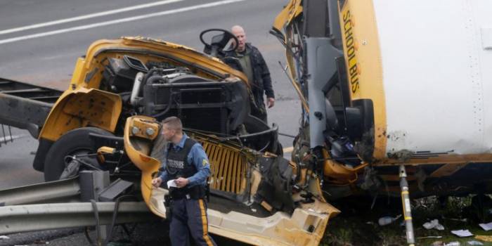 Teacher, student killed after school bus and truck collide in New Jersey