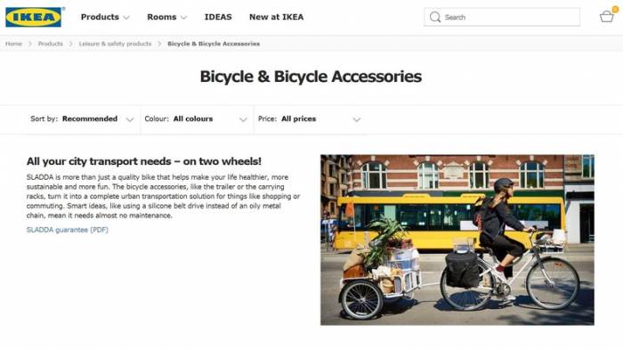 IKEA ruft Fahrrad "Sladda" wegen Sturzgefahr zurück