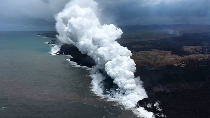 La niebla volcánica de Hawái cubre las Islas Marshall