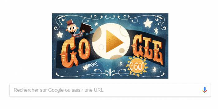 Google : un doodle hommage à Georges Méliès en réalité virtuelle