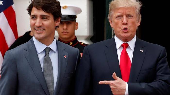 Trump et Trudeau discutent d