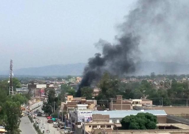 Multiple blasts hit Afghan city, gunbattle underway: officials
 