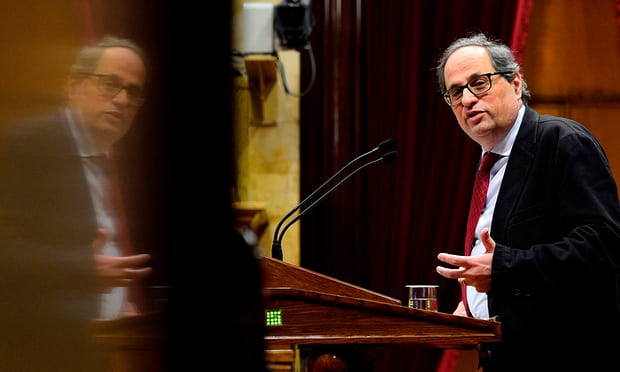 Hopes of end to Catalan impasse as Puigdemont anoints new successor