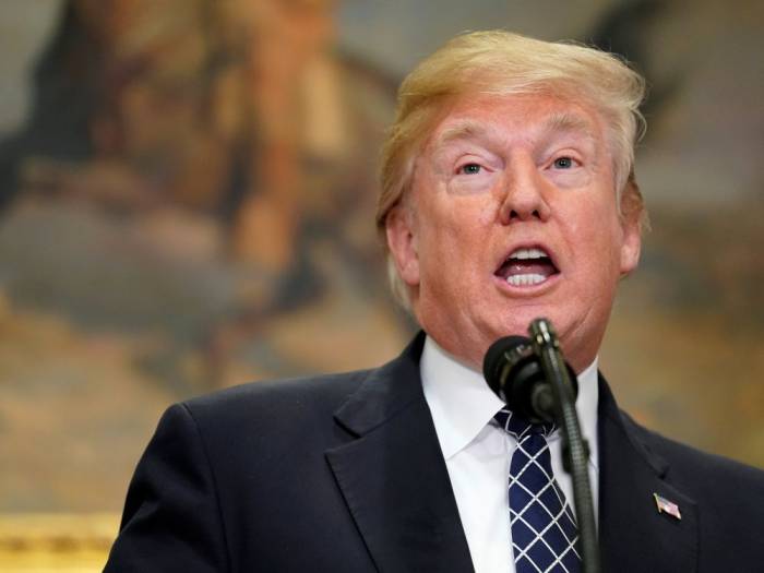 Trump annoncerait des sanctions contre l