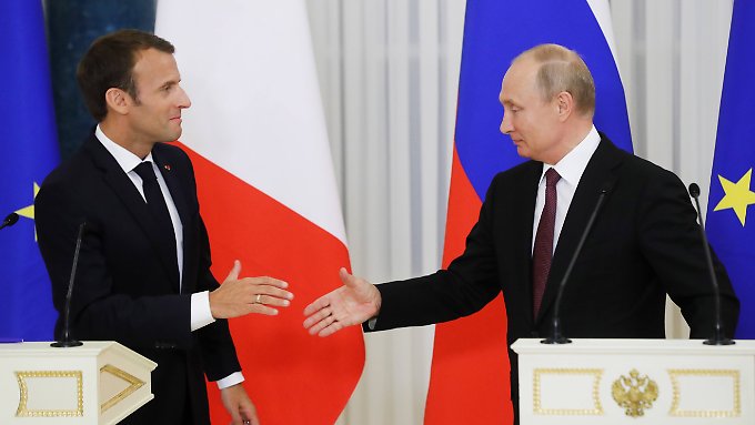 Macron und Putin kündigen Mechanismus an