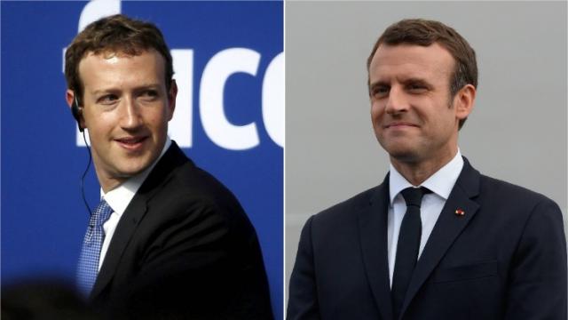 Macron va recevoir Zuckerberg