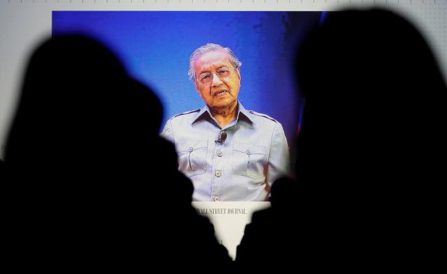 Malaysian PM Mahathir says may be prime minister for one-two years
