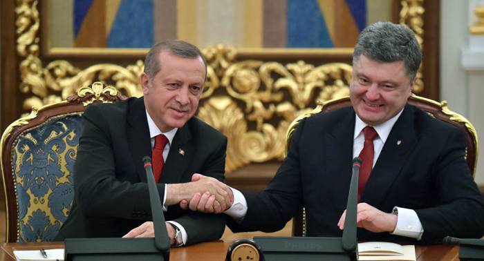 Presidentes de Ucrania y Turquía abordan acuerdo de libre comercio entre los dos países