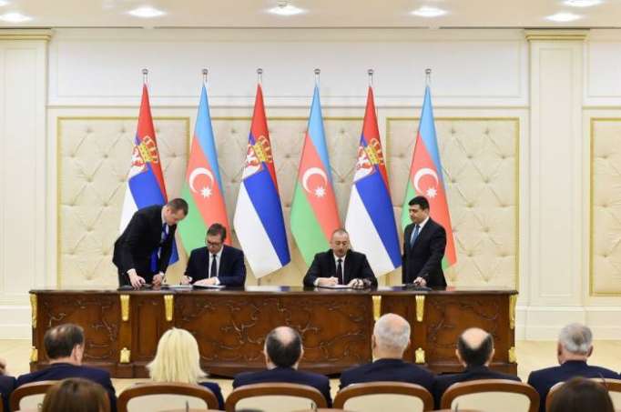 توقيع وثائق بين أذربيجان وصربيا