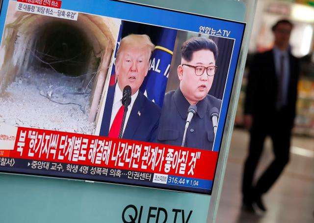 U.S. team in North Korea for talks on summit, Trump says  