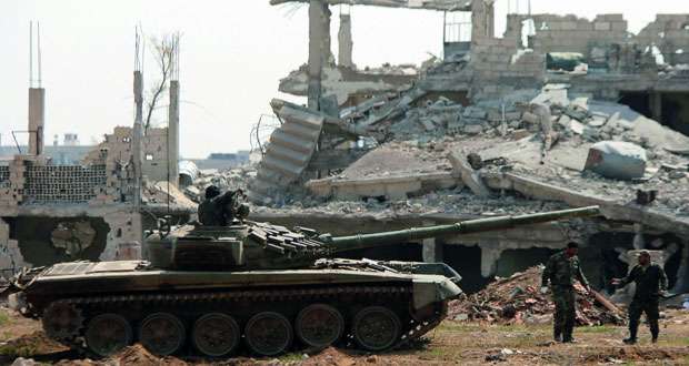 سوريا: الجيش يقترب من إنهاء وجود أرهابي داعش من (الحجر الاسود)
