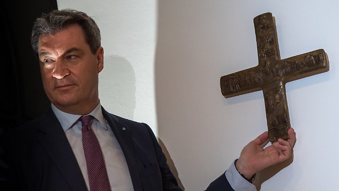 In Bayern ist das Kreuz nun Pflicht