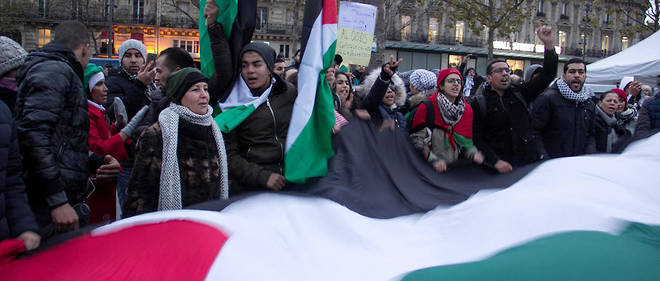 Des centaines de manifestants contre la visite de Netanyahu en France