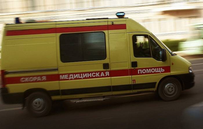 Five people taken to hospital after taxi cab drove into crowd in central Moscow