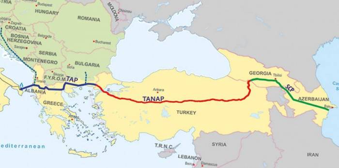 TANAP-la Türkiyəyə ilk kommersiya qazının tədarükünə başlanılıb