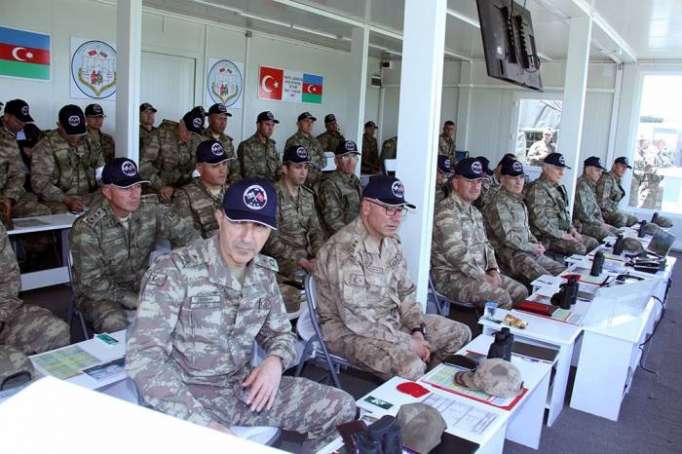 Türkisch-aserbaidschanische gemeinsame Militärübung in Kars