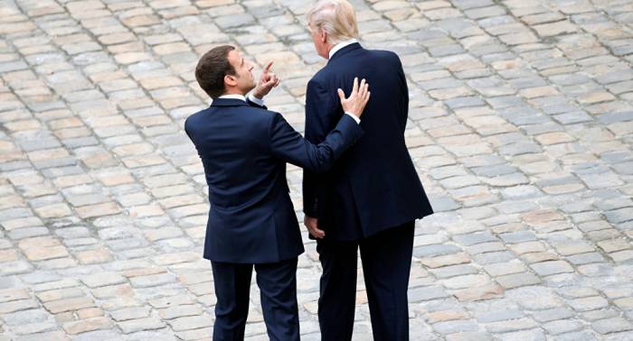 Macron kommentiert Gespräch mit Trump mit Bismarck-Zitat