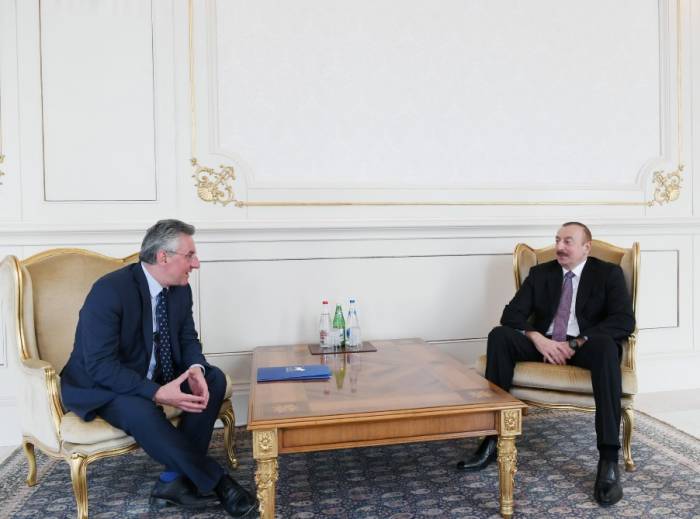 Ilham Aliyev rencontre Jan Zahradil