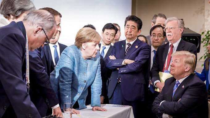 G7-Gipfel mündet in historischem Fiasko