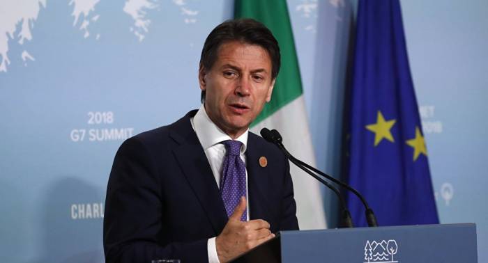 Primer ministro de Italia promete ayudar a levantar las sanciones a Rusia