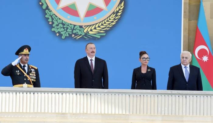 Ilham Aliyev makes speech at military parade - UPDATED, PHOTOS