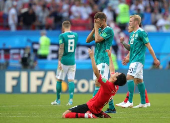 Germany knocked out of World Cup after defeat to South Korea