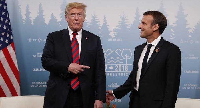 ¿Habría propuesto Trump abandonar la UE a Macron?