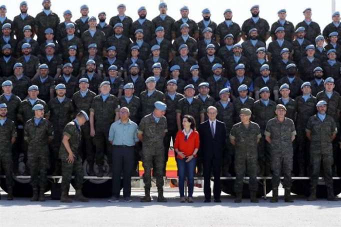 Robles reconoce el "esfuerzo impagable" de los militares españoles en la misión de la ONU en Líbano