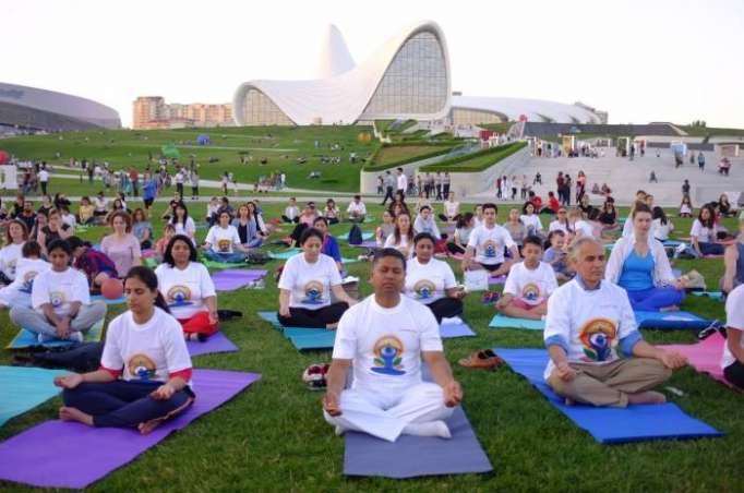 4th International Yoga Day celebrated with Yoga week in Azerbaijan