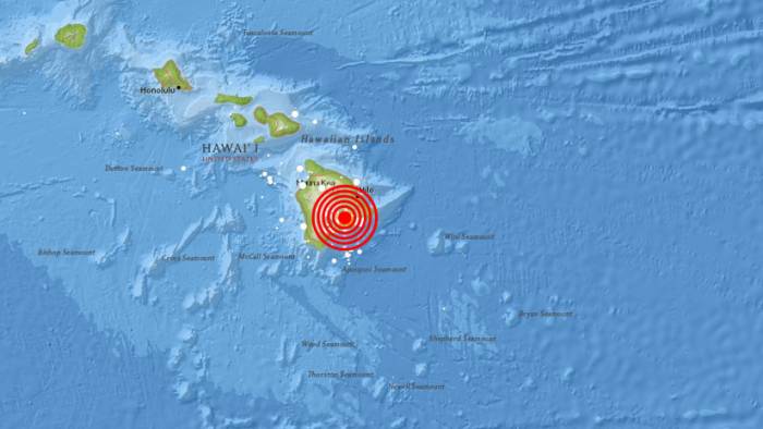 Hawái: Un sismo de magnitud 5,5 sacude la zona del volcán en erupción Kilauea