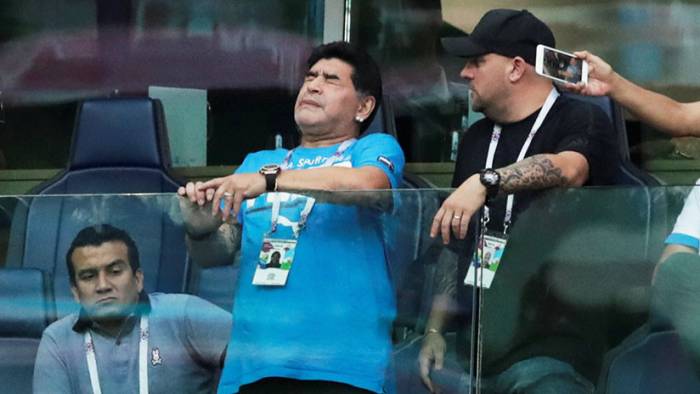 Maradona habría sufrido una descompensación tras el partido entre Argentina y Nigeria